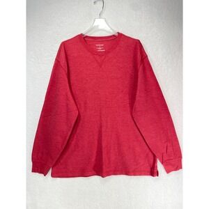 Roundtree & Yorke Men's size XL Long Sleeve Thermal Red